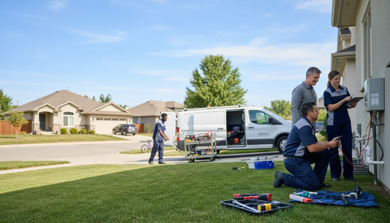 Tankless water heater service in Bentonville, VA